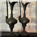 D04. Pair of bronze ewers. 